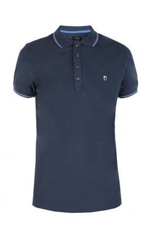 Polo z wyszytym logo marki, zdjęcie 1 Polo z wyszytym logo marki od Diesel